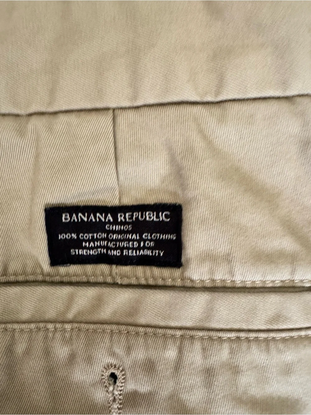 Banana Republic Tan Chino Pants